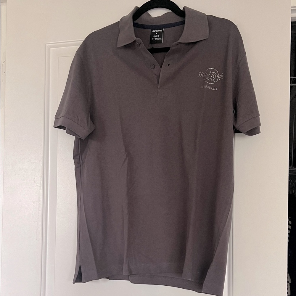 Hard Rock Cafe Charcoal Polo Shirt